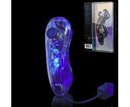 Controller - Wii/Wii U - Afterglow - Nunchuk - Blue (PDP)