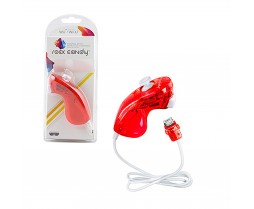 Controller - Wii - Rock Candy - Nunchuk - Red (PDP)