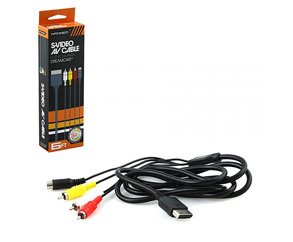 Cable - Dreamcast - S-Video&AV (Retro-Bit)
