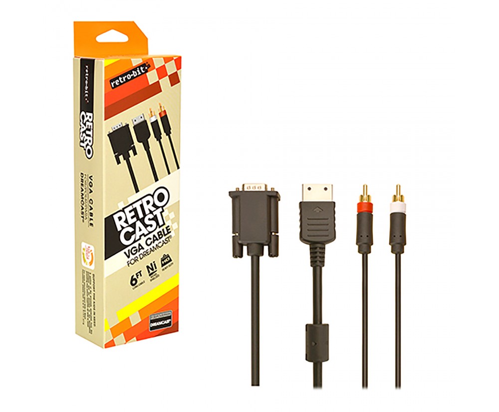 Cable - Dreamcast - VGA Cable (Retro-Bit) Cable - Dreamcast - VGA Cable (Retro-Bit)