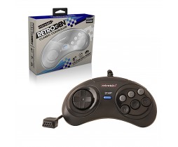 Controller - Genesis - Wired - 6 Button RetroPad (Retro-Bit)