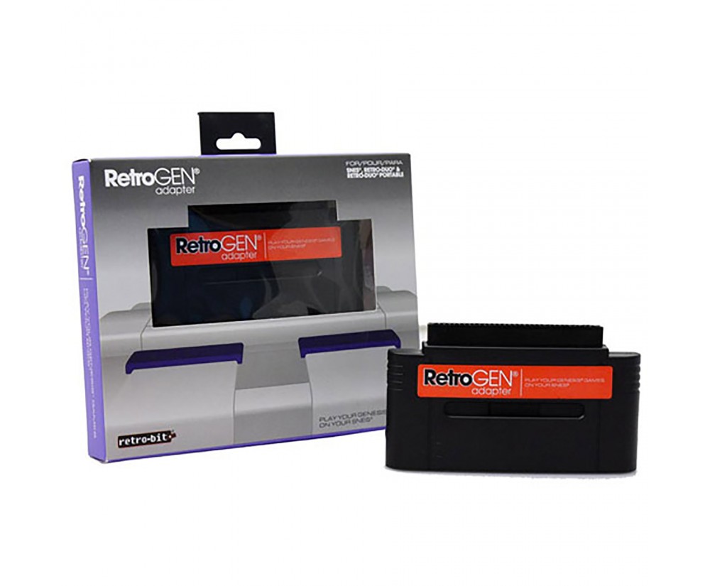 Genesis to SNES Cartridge Adapter (Retro-Bit) - RetroGEN Adapter