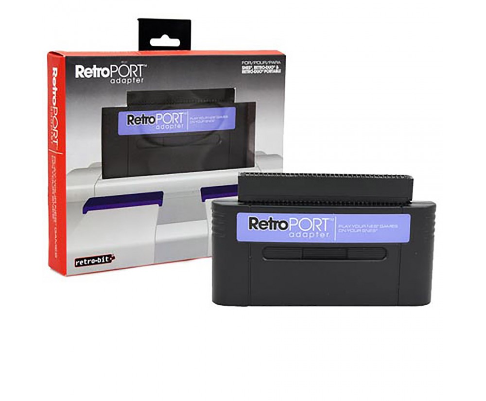 Adapter - RetroPort - NES to SNES Cartridge Adapter (Retro-Bit)