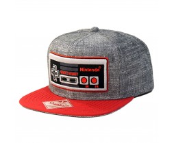 Hats - Novelty - Nintendo - Controller Gray Snapback