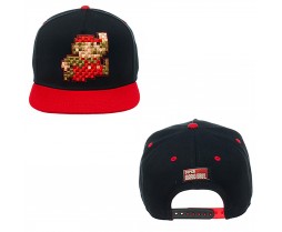 Hats - Novelty - Nintendo - Pixel Mario Red Snapback