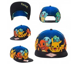 Hats - Novelty - Pokemon - Group Gradient Snapback