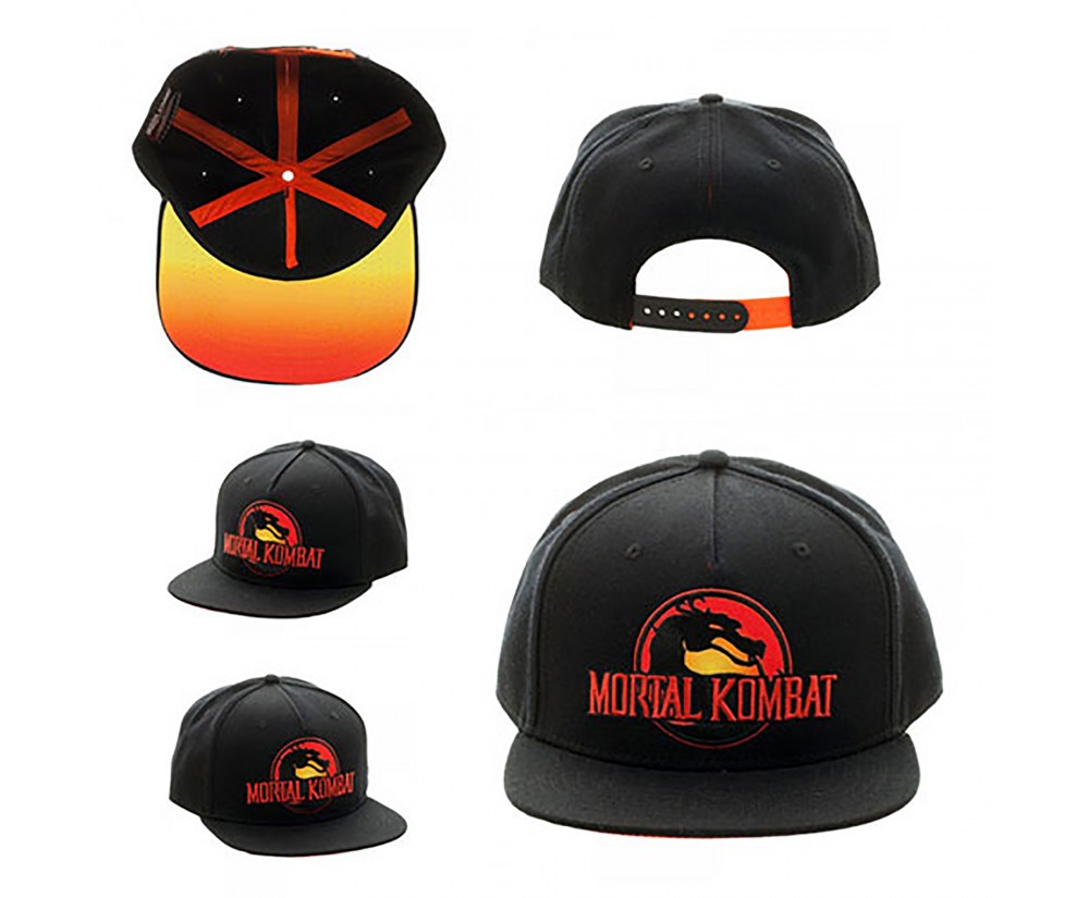 Hats - Novelty - Mortal Kombat - Logo Snapback