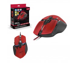 Kudos Gaming Mouse - PC - Laser Sensor - Red