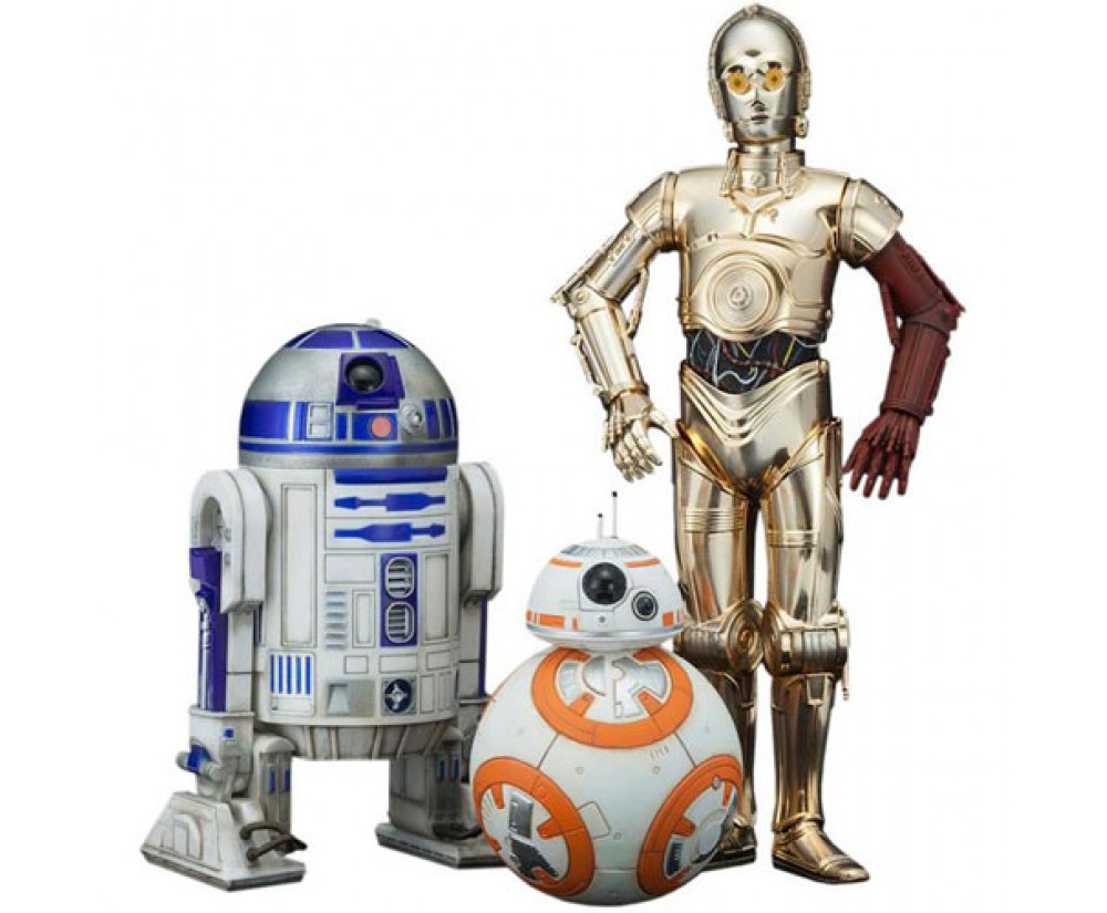 Kotobukiya - Toy - Action Figure - Artfx - Star Wars: The Force Awakens - C-3PO, R2D2, BB-8 Figure Set Kotobukiya - Toy - Action Figure - Artfx - Star Wars: The Force Awakens - C-3PO, R2D2, BB-8 Figure Set