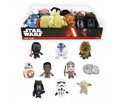 Super Deformed Plush - Toy - Star Wars: The Force Awakens - 24 Mini pc CDU (Darth (3) Yoda (3) Chewie(3) Trooper (2) R2 D2 (3) Rey (2) Finn (2) BB-8 (4) Kylo Ren (1) Millennium Falcon (1))