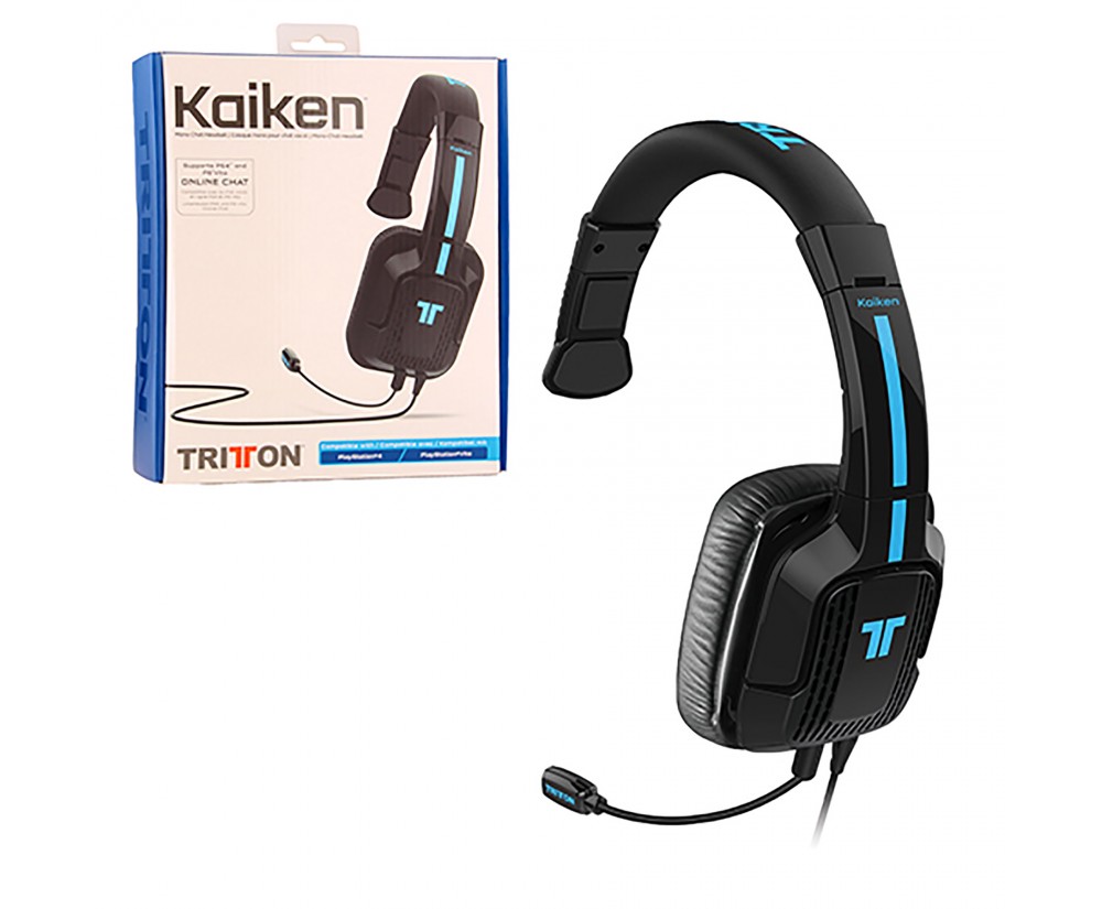 Headset - PS4 - Wired - Kaiken Mono Chat Headset - PS4 PS Vita Compatible (Tritton)