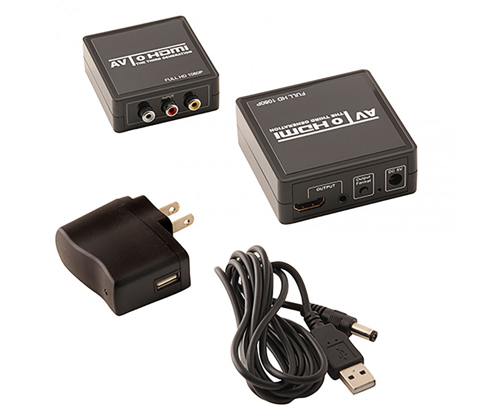 Adapter - Universal - AV to HDMI Adapter (Mayflash) Adapter - Universal - AV to HDMI Adapter (Mayflash)