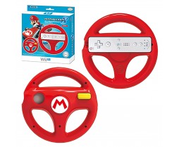 Controller - Wii U - Mario Kart 8 - Mario Racing Wheel (Hori)