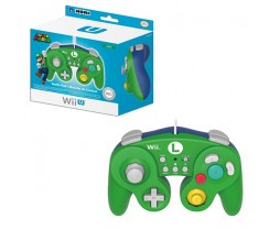 Controller - Wii/Wii U - Wired - Classic Controller - Luigi (Hori)