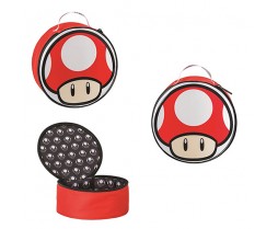 Amiibo Case Amiibo 1up Red Mushroom Carrying Case (power A)