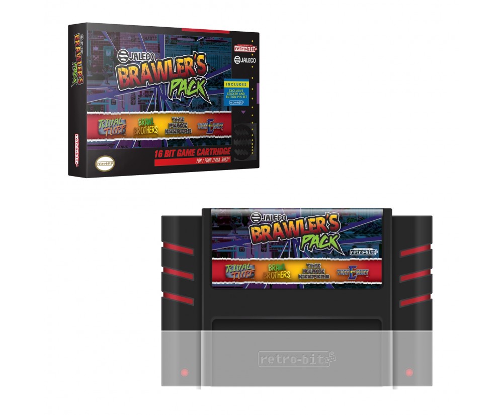 Software SNES Jaleco Brawlers Pack - Software. For Retro Super Nintendo SNES - Jaleco Brawlers Pack