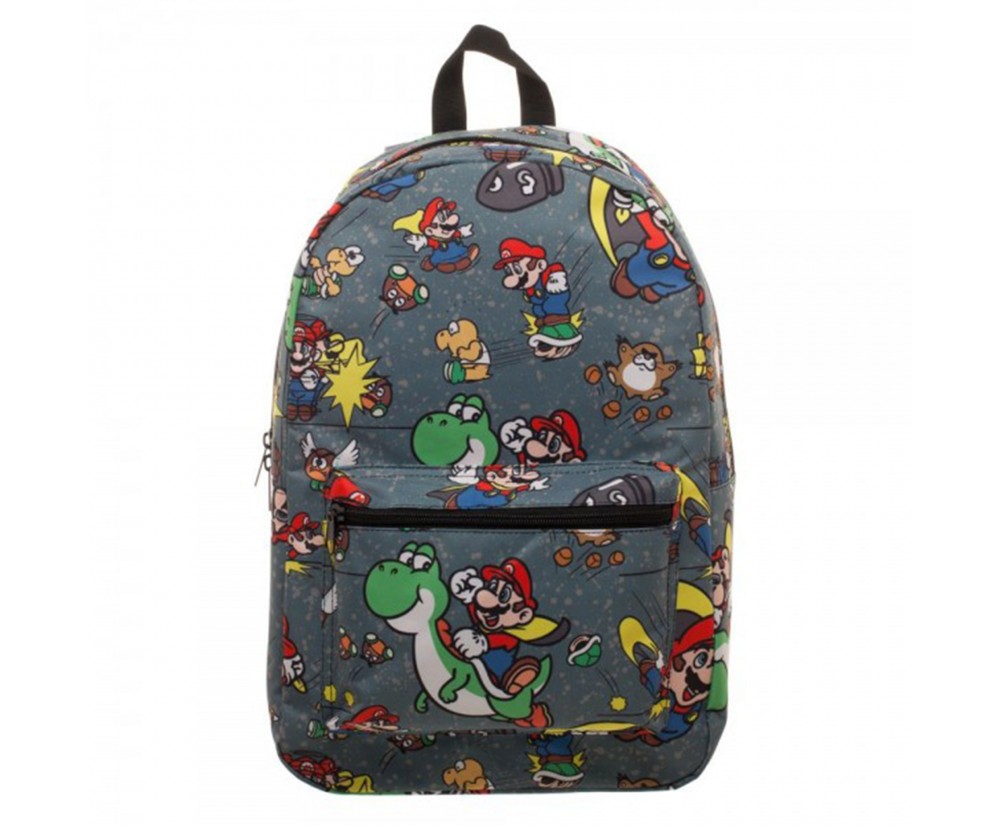 Backpack - Novelty - Nintendo - SNES Mario Sublimated Backpack Backpack - Novelty - Nintendo - SNES Mario Sublimated Backpack