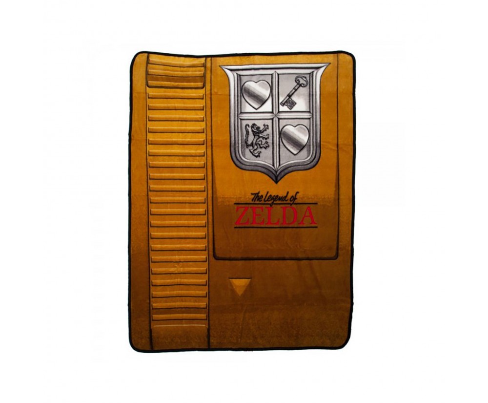 Blanket - Novelty - Nintendo - Zelda Gold Cartridge Throw