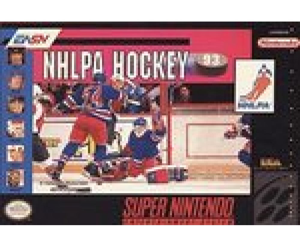 NHLPA Hockey 93 For SNES Pre-Played NHLPA Hockey 93 For SNES Pre-Played