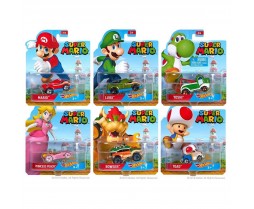 Hot Wheels - Toy - Super Mario - Character Cars - 8pc Assortment