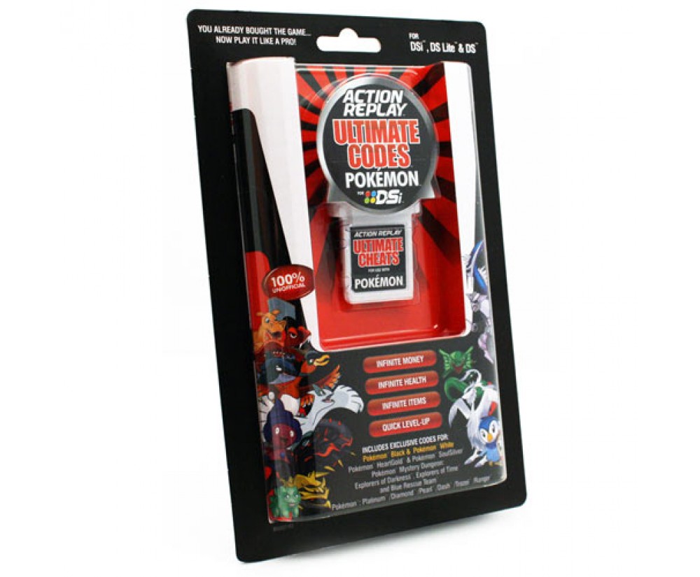DSi Cheat Codes Ultimate Cheats Pokemon (Datel)