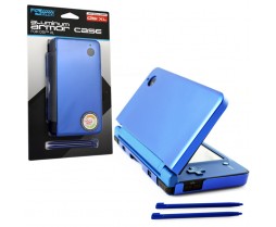DSI XL Case Aluminum Armor Case&Dual Stylus Set Aqua Blue (KMD Komodo)