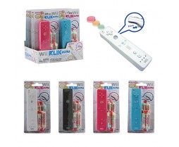 Food Candy Wii Klik-on Dispenser 8 Pack 2 Of Each Color (white Black Pink And Blue) (nintendo)