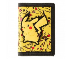 Wallet - Novelty - Pokemon - Pikachu Velcro Wallet