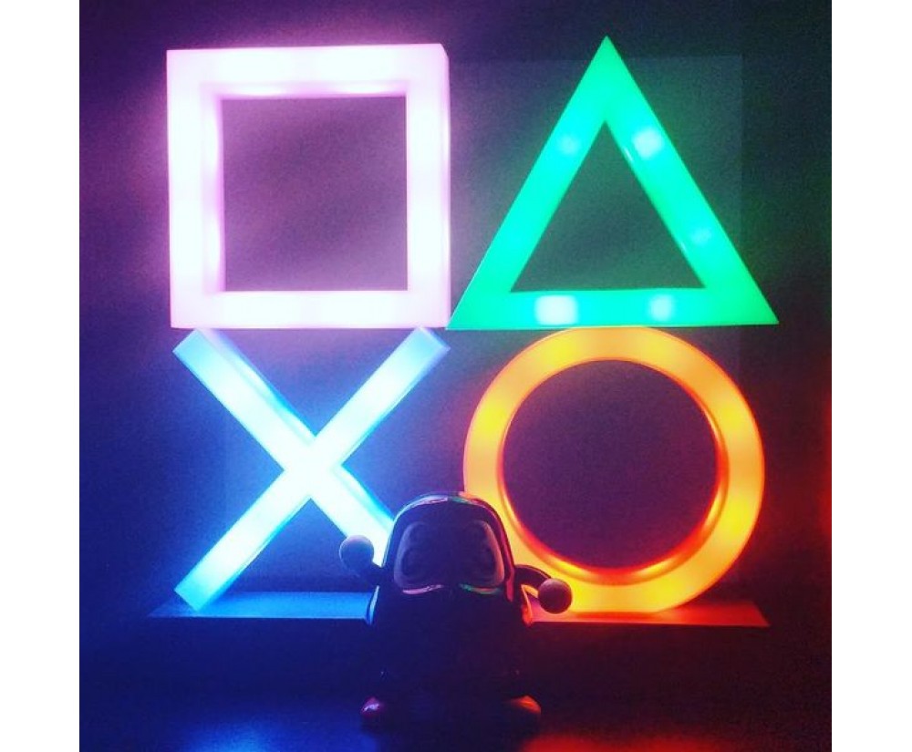 Icon LED Lights - Playstation Icons Style Light XL