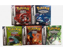 All GBA Pokemon w/Boxes Gameboy Advance Pokemon Games - Retro Game Boy Advance Game Gameboy Advance Pokemon Games