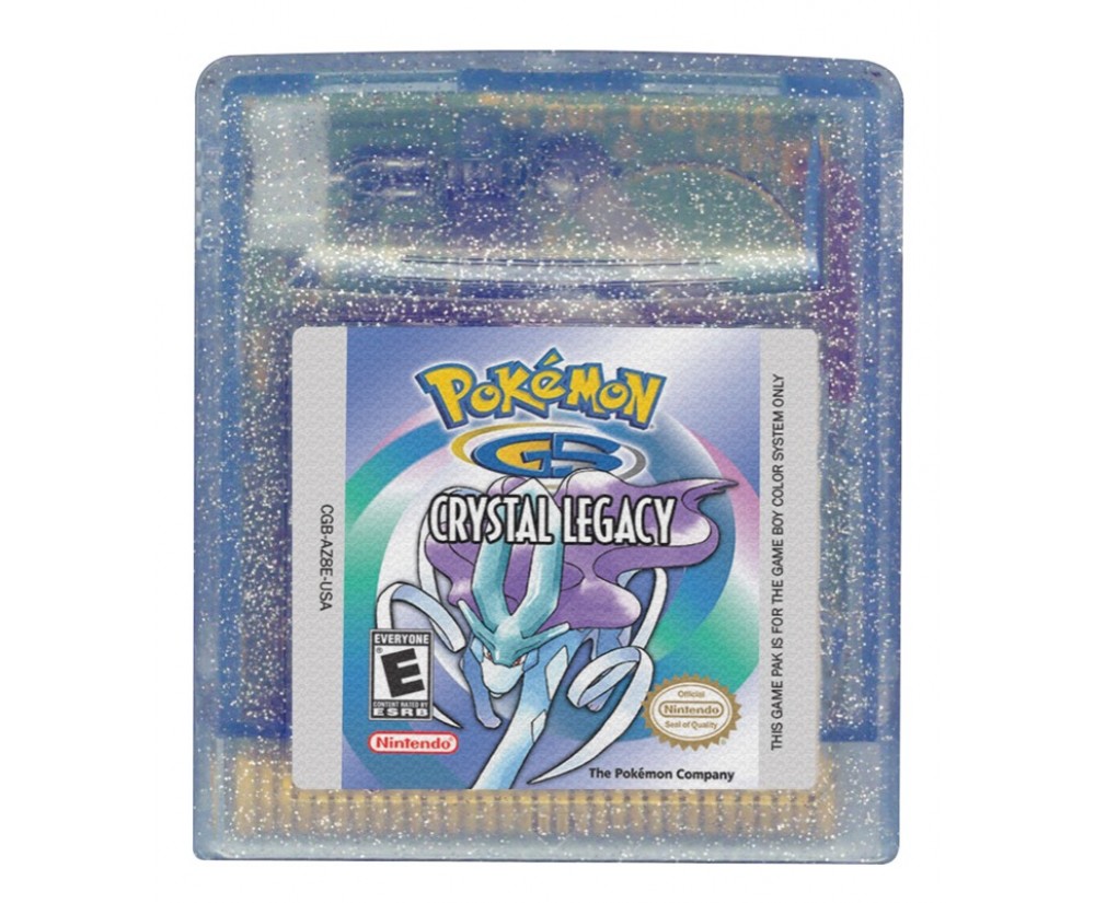 Preorder Gameboy Color Pokemon Crystal Legacy - Preorder. For Retro Game Boy Advance Gameboy Color Pokemon Crystal Legacy
