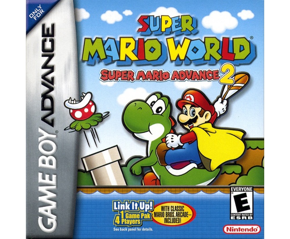 Gameboy Advance Super Mario World: Super Mario Advance 2 Game Only - Retro Game Boy Advance - Super Mario World: Super Mario Advance 2 - Game Only