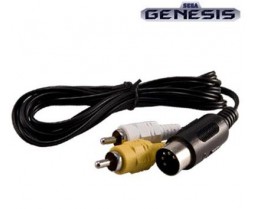 Genesis 1 AV Cable Original Model Sega Genesis TV Audio Video Cable