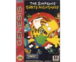 GEN - Sega Genesis Simpsons: Bart's Nightmare Pre-Played