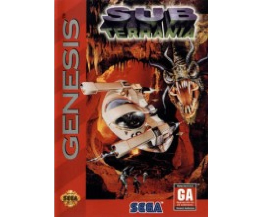 GEN - Sega Genesis Sub Terrania Pre-Played
