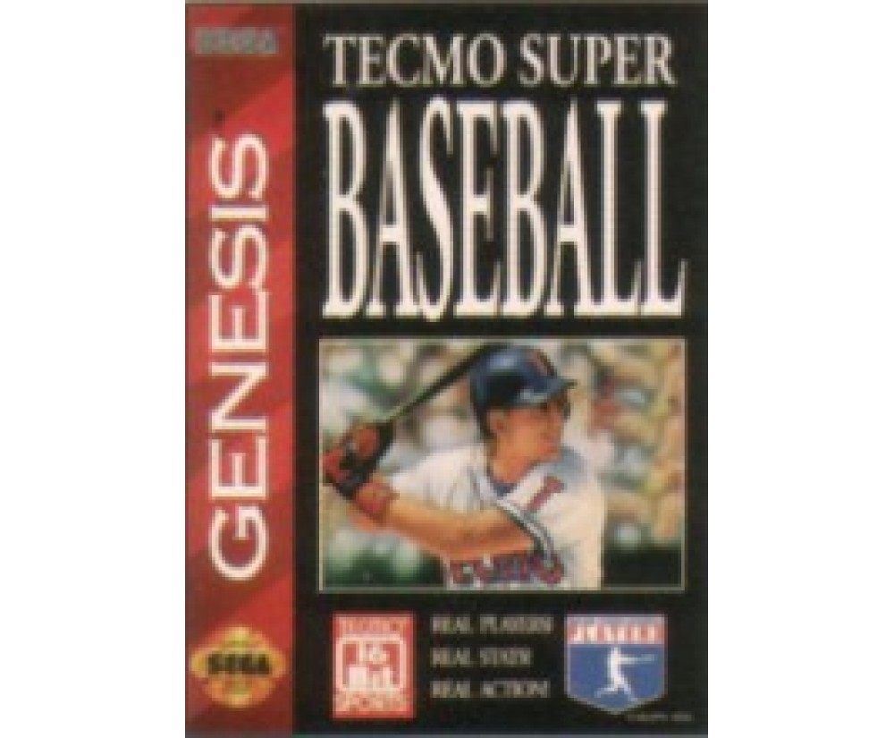 GEN - Sega Genesis Tecmo Super Baseball Pre-Played