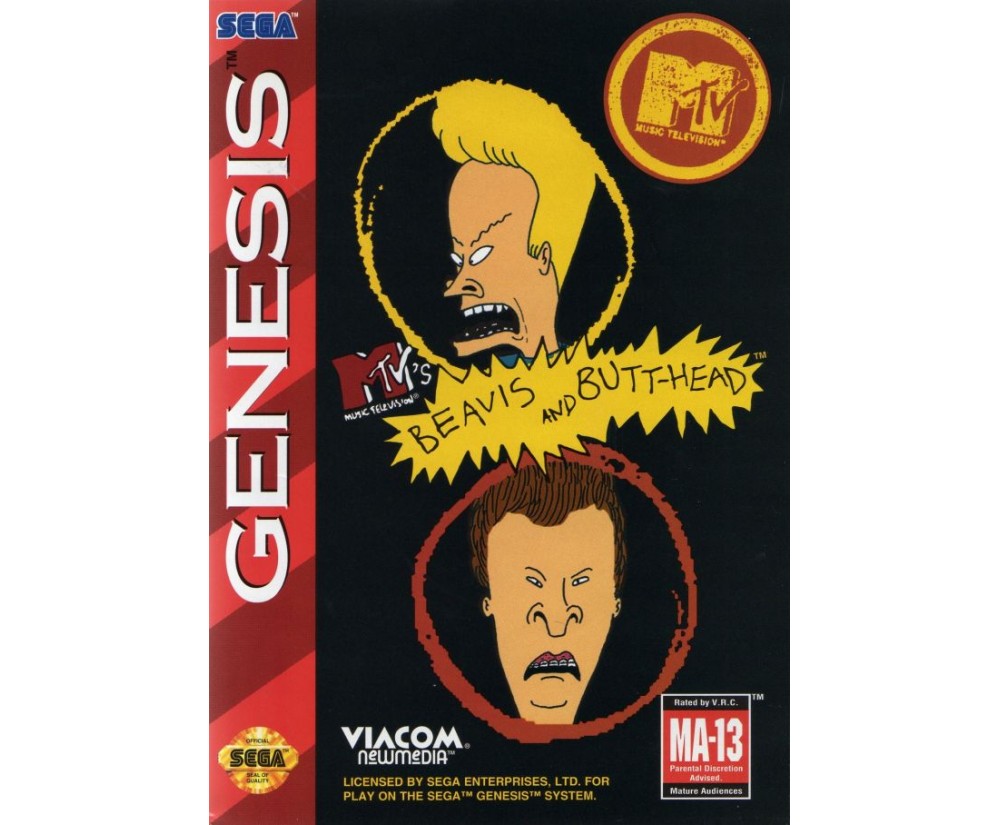 GENESIS - Sega Genesis Beavis and Butt-head Pre-Played