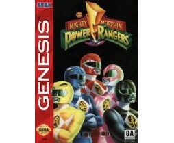 GENESIS - Sega Genesis Mighty Morphin Power Rangers Pre-Played