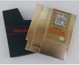 The Original Legend of Zelda Gold Cartridge