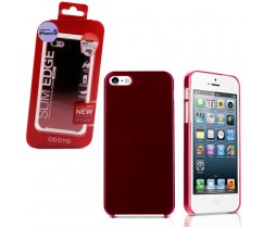 Iphone 5 Case Slim Edge Glitter Burgundy (odoyo)