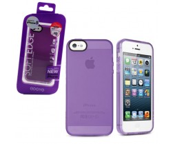 Iphone 5 Case Soft Edge Iris Purple (odoyo)