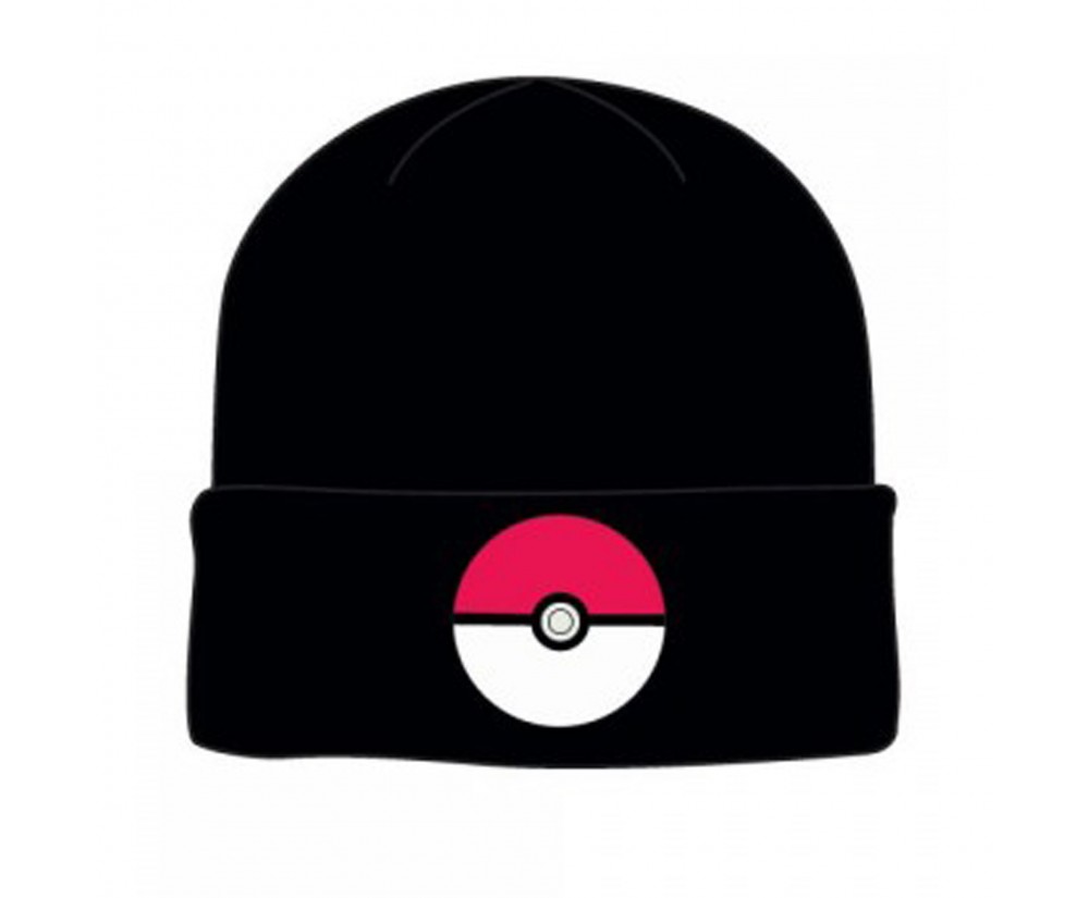 Hats - Novelty - Pokemon - Poke Ball Poke Ball Cuff Beanie
