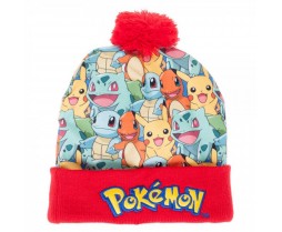 Hats - Novelty - Pokemon - Pokemon Sublimated Pom Beanie