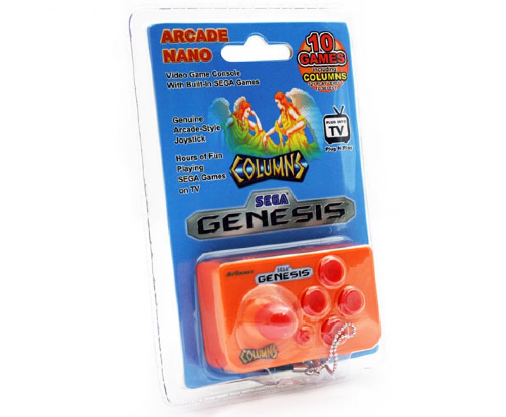 Keychain Video Game Sega Plug N Play Columns