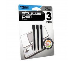 Nintendo DS Stylus Pen 3 Pack Black