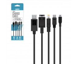 Cable - Universal - 7 in 1 Portable Charge Cable - Compatible with GBA DS DS Lite DSi DSi XL 3DS PSP (KMD)