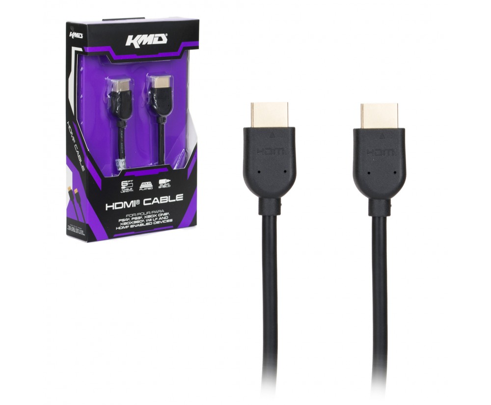 Gold Plated - Universal HDMI to HDMI Cable - 6FT (KMD)