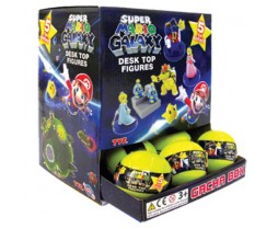 Mario Gacha Ball Toys Capsule Mario Galaxy Figures 18 PCS by Nintendo