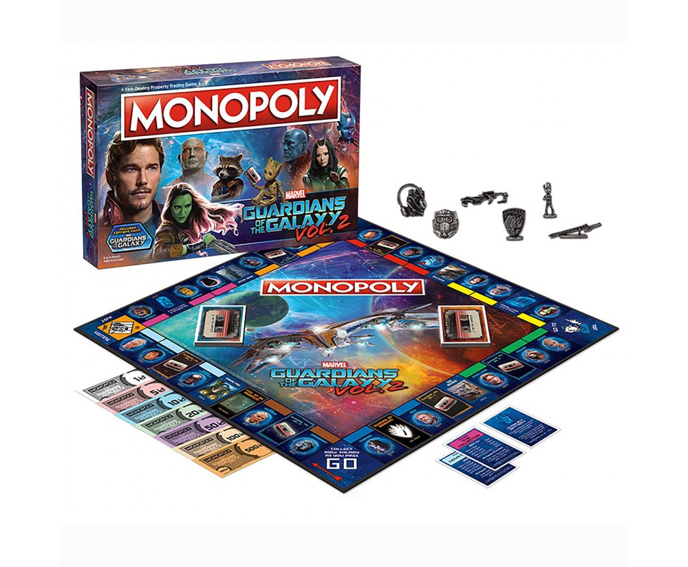 Board Game - Toy - Guardians of the Galaxy Vol. 2 - Monopoly Board Game - Toy - Guardians of the Galaxy Vol. 2 - Monopoly