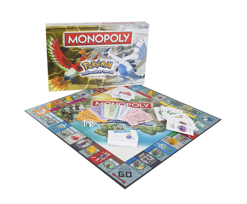 Board Game - Toy - Pokemon Johto - Monopoly